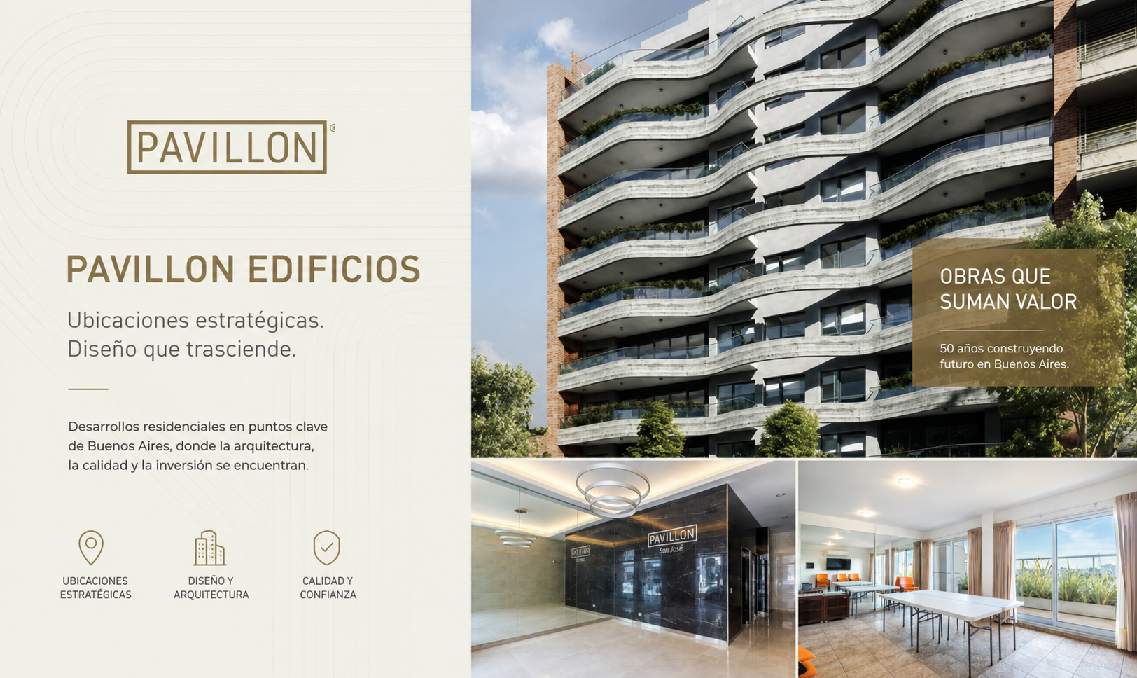 Pieza Pavillon Edificios